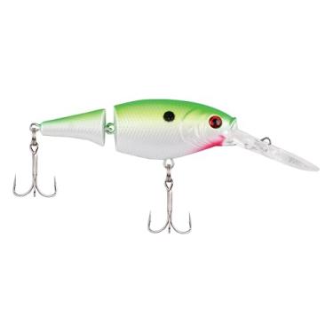 Imagem de Berkley Isca de pesca articulada cintilante Shad, Chartreuse Pearl, 1/3 onça, 2 3/4" | Crankbaits de 7 cm, tamanho, perfil e profundidade de mergulho imita real shad, equipado com gancho Fusion19