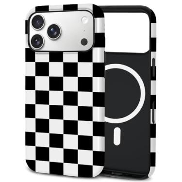 Imagem de Mokiy Capa de telefone TPU para iPhone, compatível com carregamento MagSafe sem fio, à prova de choque, capa protetora de ajuste fino com proteção antiamarelamento e câmera elevada (grade 1, iPhone 17