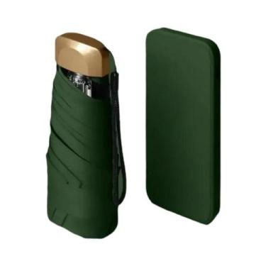 Imagem de Mini Vinil Folding Pocket Umbrella, Proteção UV Ultravioleta, Sun Shad