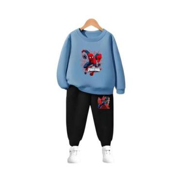 Imagem de Conjunto De Moletom E Calças Do Homem-Aranha Para Meninos, Casual De O