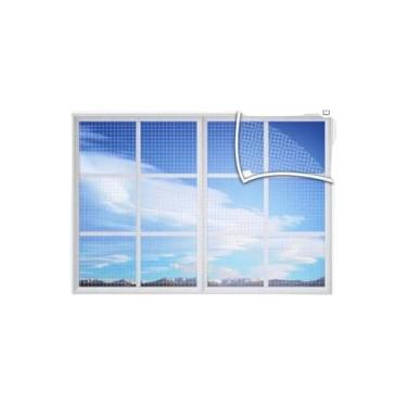 Imagem de Tela Mosquiteira de Poliéster, 125x165cm, Proteção contra Insetos para Janelas e Portas, 100g