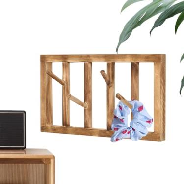 Imagem de Cabideiro De Parede Para Casacos,360° Giratório e Compacto | Prateleira Decorativa Para Cabides - Para Entrada Sala De Estar Cozinha Casa Escritório Quarto