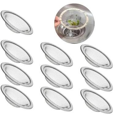 Imagem de Ralinho Japonês Para Pia lavatório Tanque em Inox Médio | Utilimix | 10 un