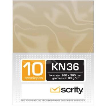 Imagem de Envelopes Saco Kraft 80g 260x360mm c/ 10 unid. SKN36 -Scrity