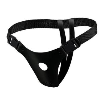 Imagem de Cinta Para Protese Couro Penis Com Um Furo E Regulagem La Pimienta