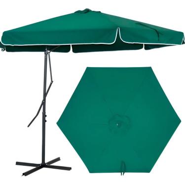 Imagem de Guarda-sol suspenso ERB Máquinas – 3m x 3m x 2,55m (Cores disponíveis) (Verde)