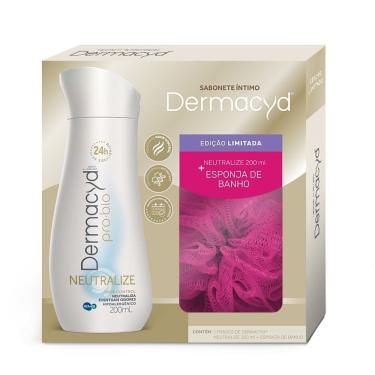 Imagem de Sabonete Líquido Íntimo Dermacyd Neutralize 200ml + Esponja de Banho