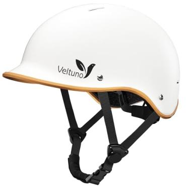 Imagem de Veltuno Capacete De Bicicleta Para Adultos, Ajustável Homens E Mulheres, Ciclismo Com Scooter Certificação Segurança, Skate, Mountain Bike, Deslocamento Diário