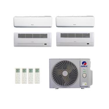 Imagem de Ar-Condicionado Multi Split Inverter R-32 Gree 36.000 (2x Evap HW 9.000 + 2x Evap Cassete 1 Via 12.000) Quente/Frio 220V