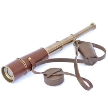 Imagem de Lord of Battles Telescópio de latão antigo, espião pirata, estilo vintage