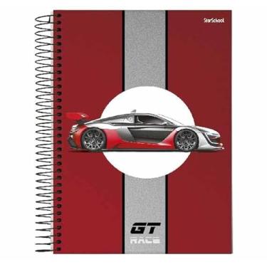 Imagem de StarSchool – Caderno 1/4 Espiral Cars | Capa Dura, 80 Folhas | Design Divertido e Resistente para o Dia a Dia Escolar