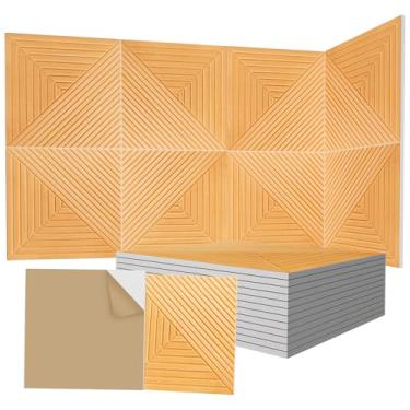 Imagem de Pacote com 6 painéis acústicos de parede – TEMGCUAM Painéis acústicos grandes de arte de 198 x 122 cm, painéis acústicos decorativos, painéis de parede com absorção de som para casa, escritório