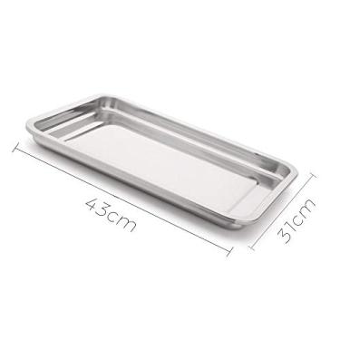 Imagem de Bandeja Média aço inox 300 Mm Altura 0,4 Mm - Forma