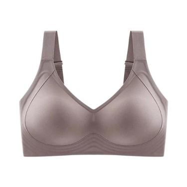 Imagem de Sutiã Sem Fio E Sem Costura Para Mulheres, Cobertura Total, Suporte Su