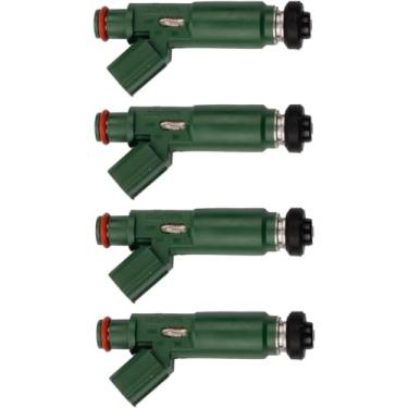 Imagem de Sorghum Conjunto de 4 injetores de combustível compatíveis com Chevrolet Prizm 2000-2002 2003-2006 Pontiac Vibe 2000-2005 Toyota Celica MR2 Spyder 2000-2004 Corolla 2003-2006 Matrix Replace# 23250-0DD