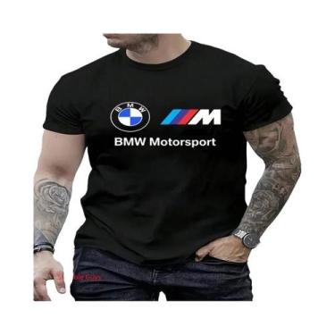 Imagem de Camiseta Masculina De Manga Curta BMW M Power, Esportiva, Para Corrida
