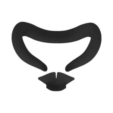 Imagem de Protetor Facial De Silicone Blackout Para Meta Quest 3 VR, Máscara Par
