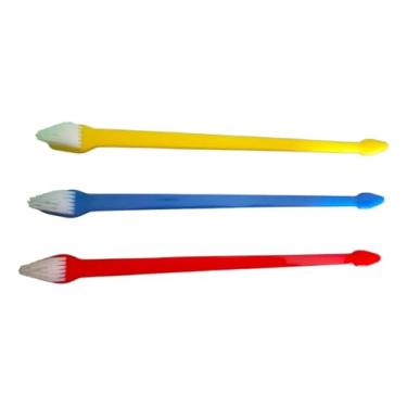 Imagem de Escova Dental Dupla Higiene Para Pet Cachorro Cães Gatos