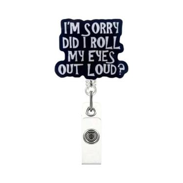 Imagem de Clipe Retrátil Para Crachá Com Corda De Nylon Durável Para Funcionário