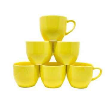 Imagem de Conjunto Xícaras Kit 6 Peças Porcelana Chicara Chá e Café 170ML - RR P