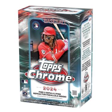 Imagem de Topps Chrome Cards MLB Baseball 2024 - Value Box - 28 Cards-Unissex