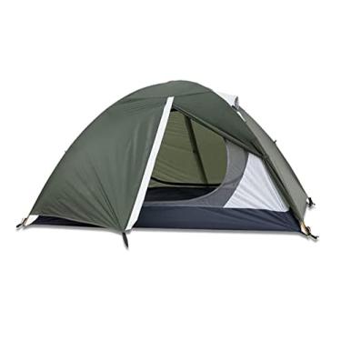 Imagem de AkosOL Barracas para acampamento, praia, à prova de vento, à prova de vento, à prova d'água, barraca de praia dobrável, ultraleve, toldo de camada dupla, barraca para uso ao ar livre, barraca familiar