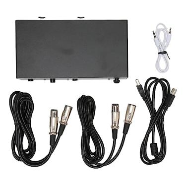 Imagem de Naroote Fonte de Alimentação Fantasma Profissional de 48 V Com Corrente de Filtragem Estável para Equipamento de Gravação de Música para Microfones Condensadores, Concha de Ferro