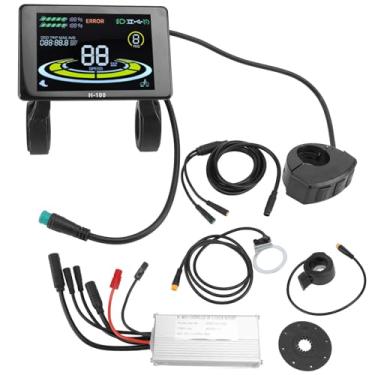 Imagem de Kit de Controlador de Scooter Elétrico, Kit de Controlador de Modificação de Bicicleta Elétrica 22A Controlador de Acelerador de Polegar Painel de Exibição LCD Sensor de