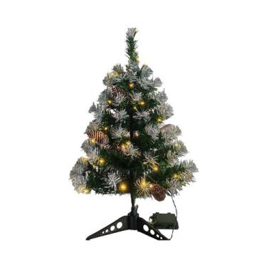 Imagem de Mini Árvore De Natal De 45cm 60cm Com Luzes LED Decoração De Mesa Em P