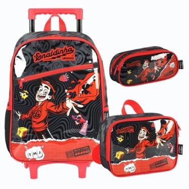 Imagem de Kit Mochila Rodinhas ENALDINHO Luxcel IC42222 Preto