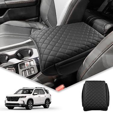 Imagem de BIBIBO Capa para apoio de braço para console central Honda Pilot 2026 Honda Pilot 2026 (Sport/EX‑L/Touring/TrailSport/Elite/Touring Blackout/Black Edition) Capa de descanso de braço 2026 Honda Pilot