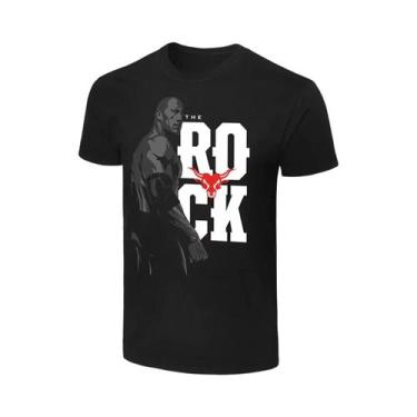 Imagem de Camiseta Masculina E Feminina De Manga Curta De Verão the Rock Final B