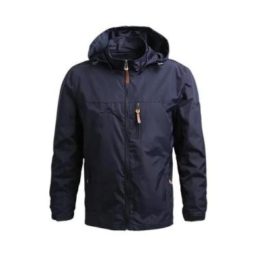 Imagem de Jaqueta Corta-Vento Masculina Oversize Para Outono E Primavera, Casaco