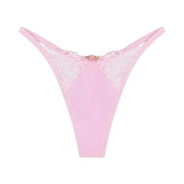 Imagem de Tanga Sexy De Renda Para Mulheres, Branca, Confortável E Respirável, L