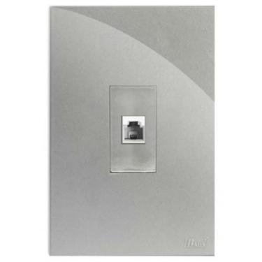 Imagem de Kit Rj45 Cat5 Internet Vertical 4X2 Brg11464-2Pr