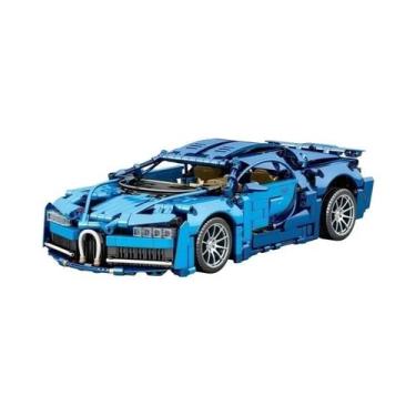 Imagem de Blocos De Montar Carro De Corrida Lamborghini Rosa 1296+ Peças, Modelo