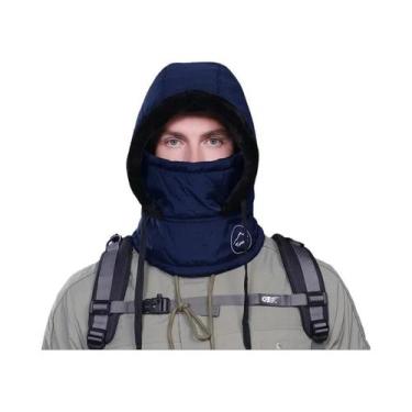 Imagem de Balaclava Unissex Quente De Pelúcia Com Cachecol De Pescoço E Máscara 