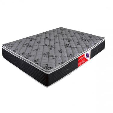 Imagem de Colchão Queen Molas Bonnel 158x198x22cm Prorelax Preto Com Cinza