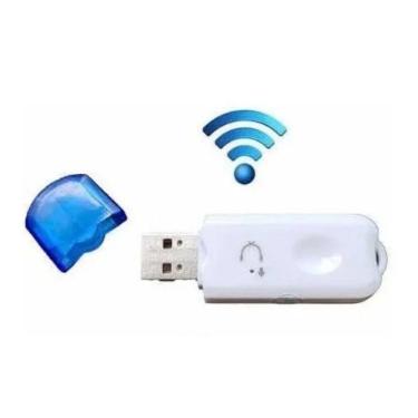 Imagem de Adaptador Usb Bluetooth Receptor áudio Branco /az