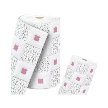 Imagem de Adesivo De Parede 3D Estéreo Impermeável 70cmx1m Autoadesivo Para Teto