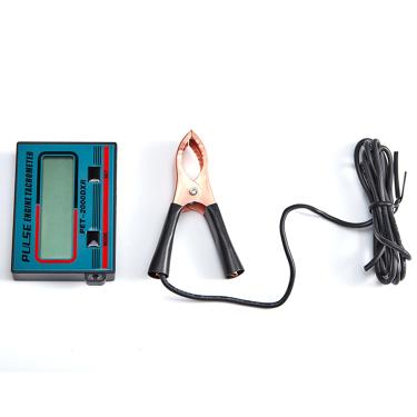 Imagem de Luocute Tacômetro, LCD Digital Portátil e Medidor de RPM de Indução Com Clipe Com Compatibilidade de Motor a Gasolina de 2 Tempos e 4 Tempos, para Cortador de Grama de Motosserra ATV