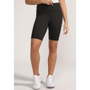 Imagem de Bermuda Cós Alto Esportiva Fitness - D Bell, GG, Preto