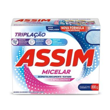 Imagem de Lava Roupas em Pó Assim Micelar 800g
