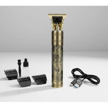 Imagem de Máquina Acabamento Barbeador Elétrico Sem Fio Dragãozinho - Genrica