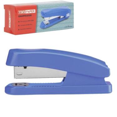 Imagem de Grampeador 24/6 e 26/6 para até 20 Folhas, com Base Antiderrapante Azu