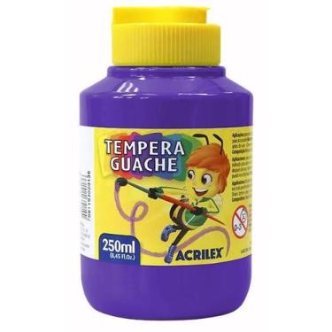 Imagem de Tinta Tempera Guache 250ml Violeta 516 Acrilex Tinta Tempera Guache 25