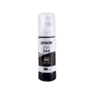 Imagem de Garrafa de Tinta Epson EcoTank T544 Preta Original Refil, Preto, 65ml