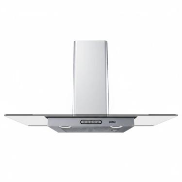 Imagem de Coifa de Parede 90cm Vidro Reto Duto Slim Fogatti Inox