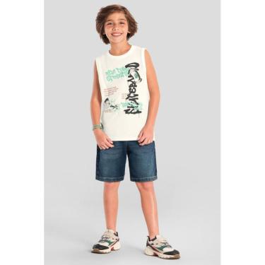 Imagem de Regata infantil menino de skate em gel Brandili