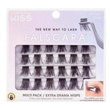 Imagem de Cílios individuais kiss new york falscara extra drama wisps kfcm03